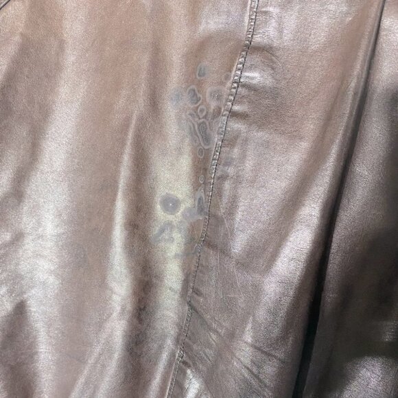 Vintage Black Sheep Brown Leather Bomber M - Picture 11 of 16